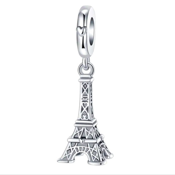 925 Sterling Silver Eiffel Tower Pendant/Charm - NWT - Picture 1 of 5